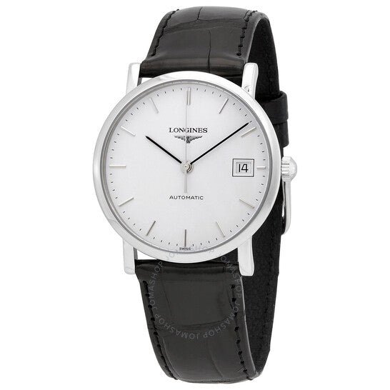 Longines, Elegant Automatic Matt White Dial Ladies Watch