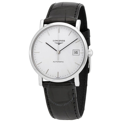 Longines, Elegant Automatic Matt White Dial Ladies Watch