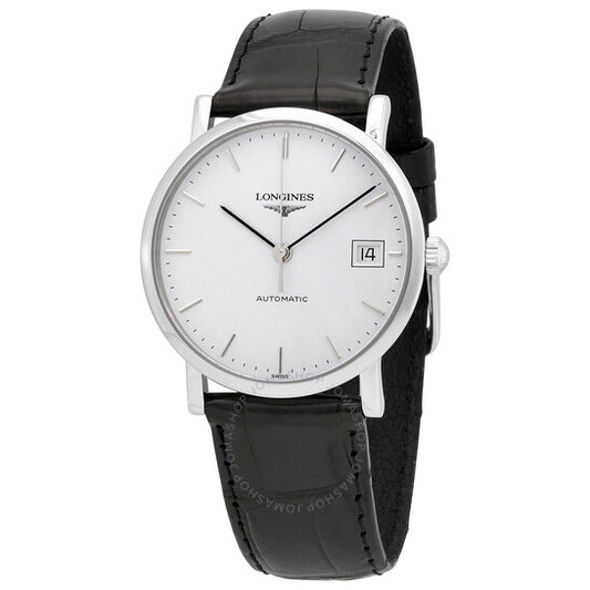 Longines, Elegant Automatic Matt White Dial Ladies Watch
