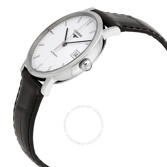 Longines, Elegant Automatic Matt White Dial Ladies Watch