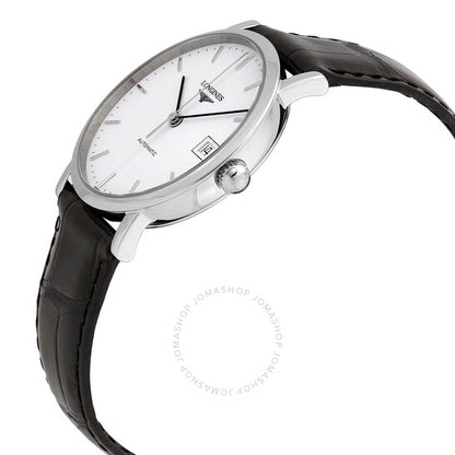Longines, Elegant Automatic Matt White Dial Ladies Watch