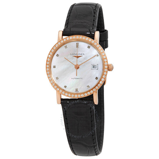 Longines, Elegant Automatic Mother of Pearl Dial Ladies Watch