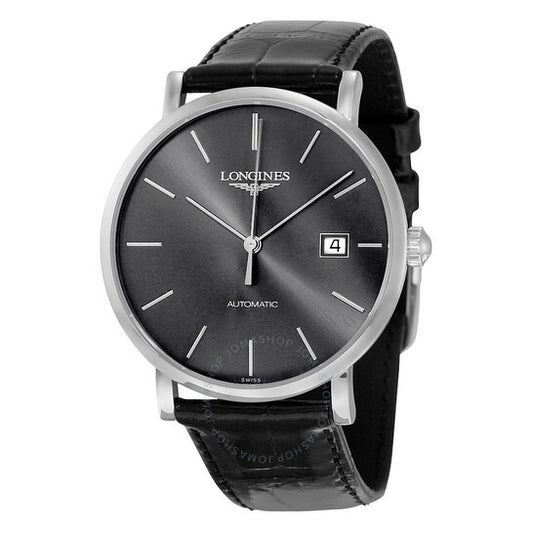 Longines, Elegant Automatic Sunray Grey Dial Men's Watch