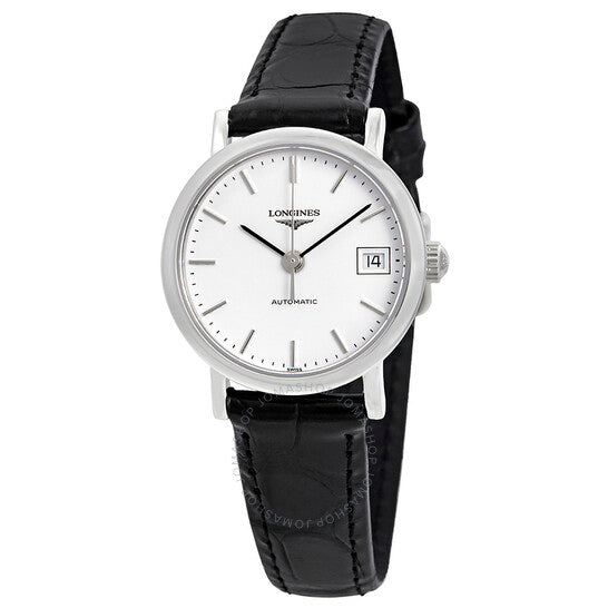 Longines, Elegant Automatic White Dial Ladies Watch