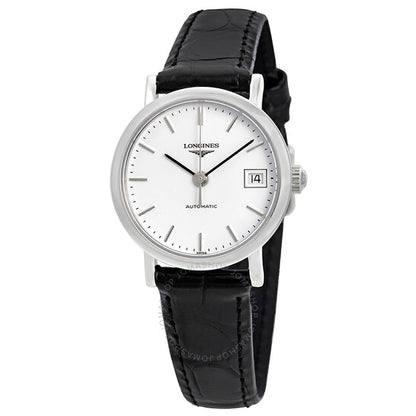 Longines, Elegant Automatic White Dial Ladies Watch