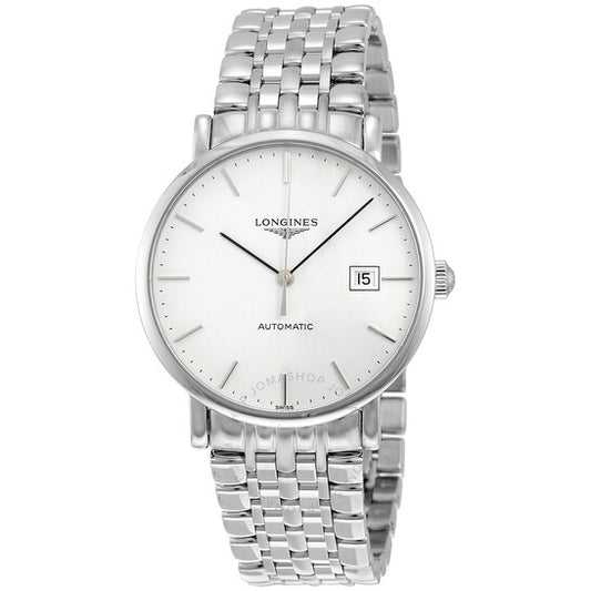 Longines, Elegant Automatic White Dial Men's Watch