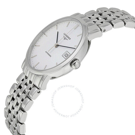 لونجين، ساعة أنيقة أوتوماتيكية للسيدات بمينا أبيض L48094126