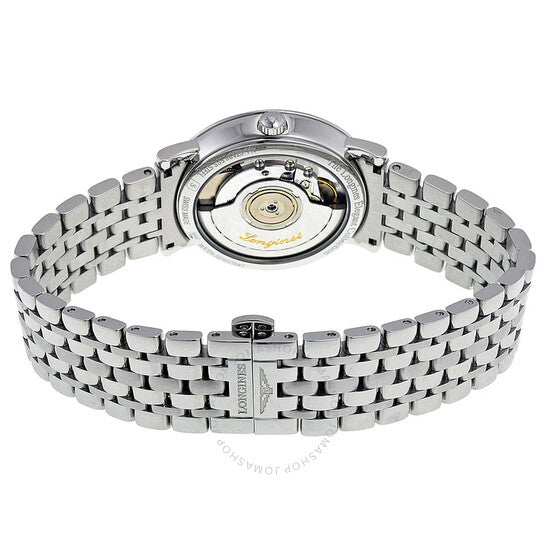 لونجين، ساعة أنيقة أوتوماتيكية للسيدات بمينا أبيض L48094126