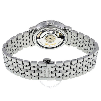 لونجين، ساعة أنيقة أوتوماتيكية للسيدات بمينا أبيض L48094126