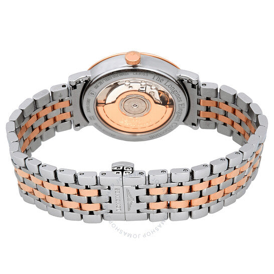 Longines, Elegant Automatic Black Dial Two-tone Men's Watch