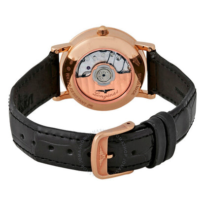 Longines, Elegant Collection Automatic 18K Rose Gold Ladies Watch