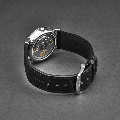 Longines, Elegant Diamond Black Dial Men's Watch