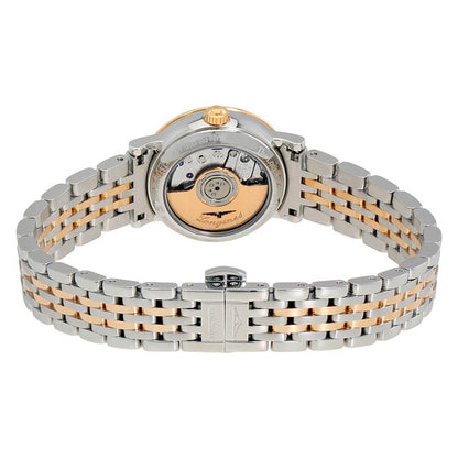 Longines, Elegant Grey Dial Automatic Ladies Two Tone Watch