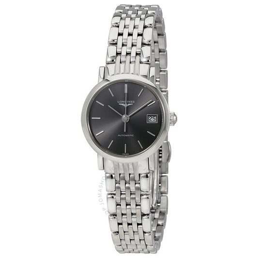 Longines, Elegant Grey Dial Automatic Ladies Watch