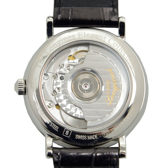 لونجين، ساعة رجالية أنيقة بمينا رمادي