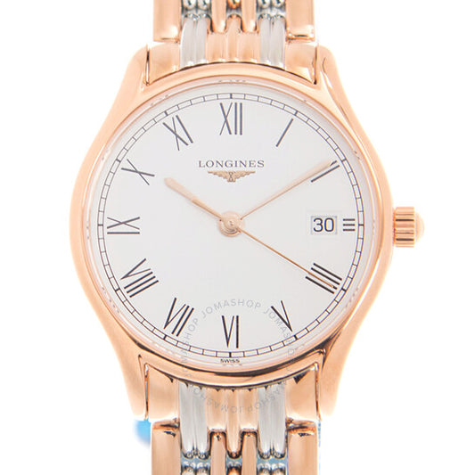 لونجين، ساعة أنيقة للسيدات بمينا كوارتز أبيض
