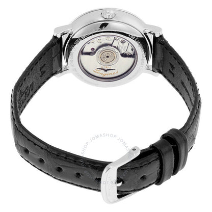 Longines, Elegant Silver Diamond Dial Automatic Ladies Watch