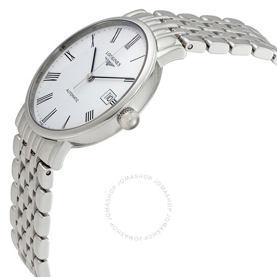 Longines, Elegant Automatic White Dial Men's Watch