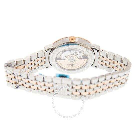 لونجين، ساعة رجالية أنيقة أوتوماتيكية بمينا أبيض