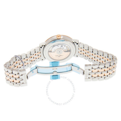 لونجين، ساعة رجالية أنيقة أوتوماتيكية بمينا أبيض