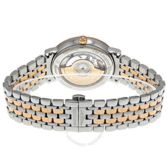 Longines, Elegant Automatic White Dial Two-tone Steel Watch