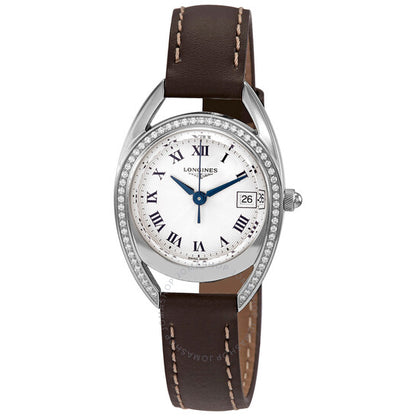 Longines, Equestrian Quartz Diamond Silver Dial Ladies Watch