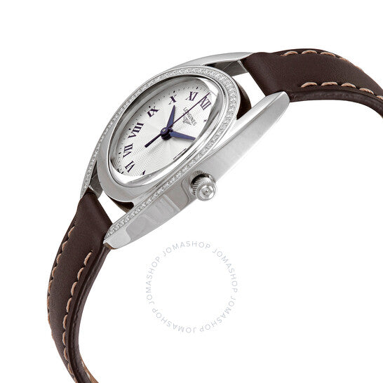 Longines, Equestrian Quartz Diamond Silver Dial Ladies Watch