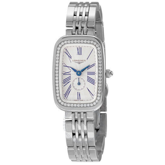 Longines, Equestrian Quartz Diamond Silver Dial Ladies Watch
