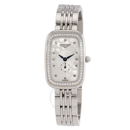 Longines, Equestrian Quartz Diamond Silver Dial Ladies Watch