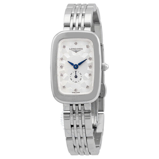 Longines, Equestrian Quartz Diamond Silver Dial Ladies Watch