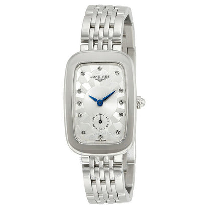 Longines, Equestrian Quartz Diamond Silver Dial Ladies Watch