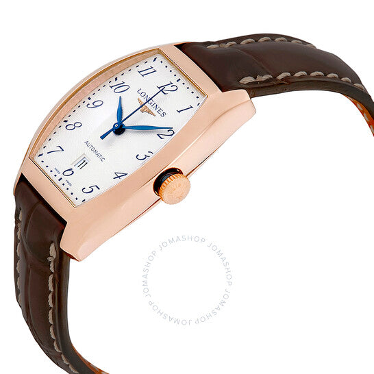 لونجين، ساعة إيفيدنزا أوتوماتيكية بمينا كريمي للسيدات