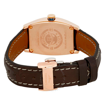 لونجين، ساعة إيفيدنزا أوتوماتيكية بمينا كريمي للسيدات