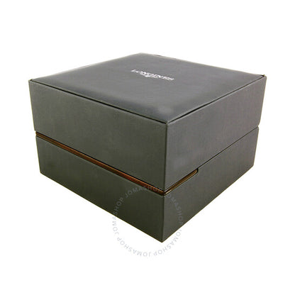 ساعة لونجين النسائية الأوتوماتيكية الرائدة ذات الميناء الأسود L42744526