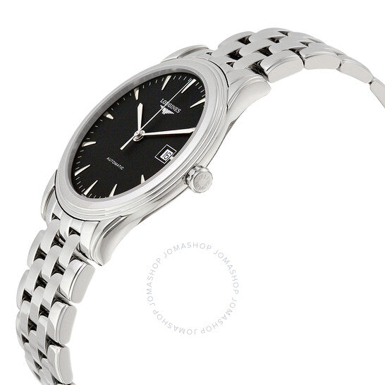 Longines, Flagship Automatic Black Dial Stainless Steel Watch L48744526