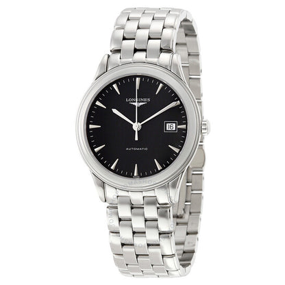 Longines, Flagship Automatic Black Dial Stainless Steel Watch L48744526