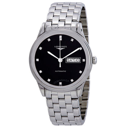 Longines, Flagship Automatic Diamond Black Dial Men's Watch L48994576