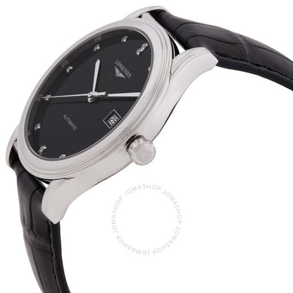 Longines, Flagship Automatic Diamond Black Dial Men's Watch