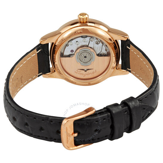 لونجين، ساعة نسائية أوتوماتيكية رائدة بمينا أبيض من الماس