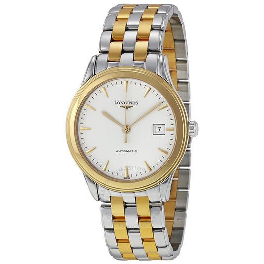 Longines, Flagship Automatic White Dial Two-tone Men's Watch L48743227