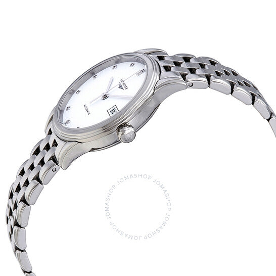 Longines, Flagship Automatic White Diamond Dial Ladies Watch