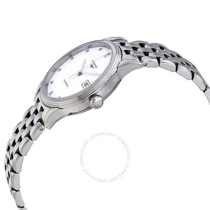 Longines, Flagship Automatic White Diamond Dial Ladies Watch