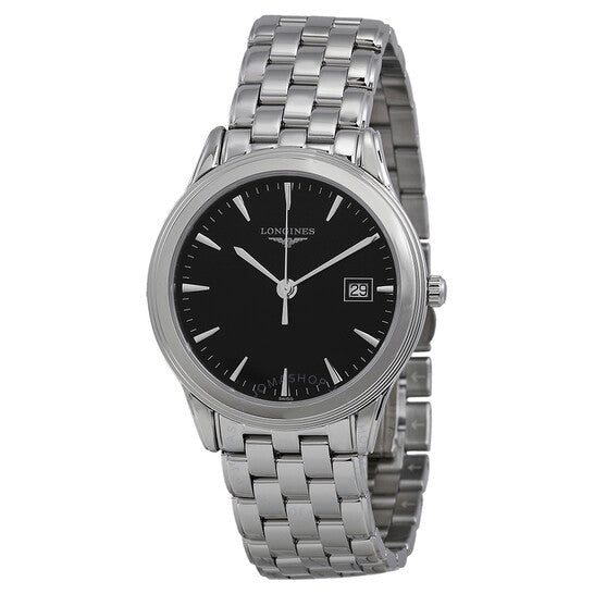 Longines, Flagship Black Dial Stainless Steel Men's Watch L47164526