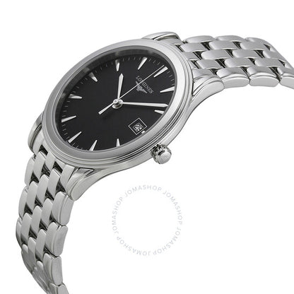 Longines, Flagship Black Dial Stainless Steel Men's Watch L47164526