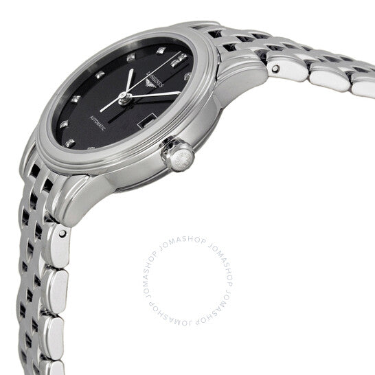 Longines, Flagship Diamond Automatic Black Dial Ladies Watch L42744576