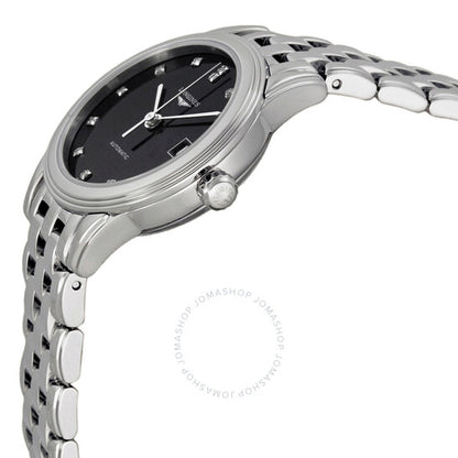 Longines, Flagship Diamond Automatic Black Dial Ladies Watch L42744576