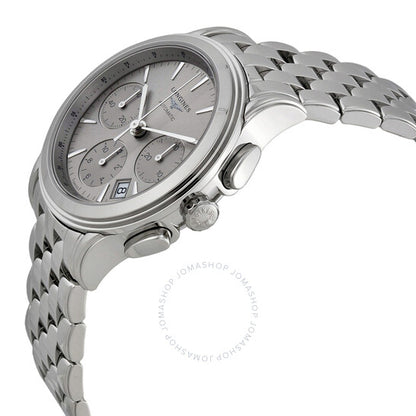 Longines, Flagship Chronograph Automatic Silver Dial Men's Watch L48034726