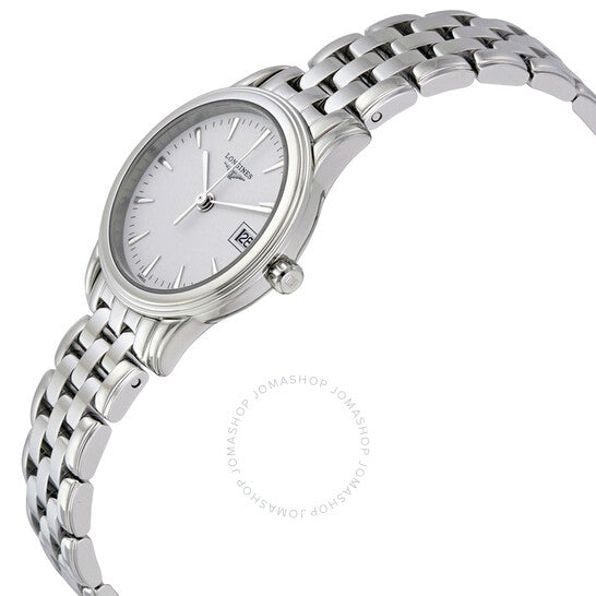 Longines, Flagship White Dial Stainless Steel Ladies Watch L42164126