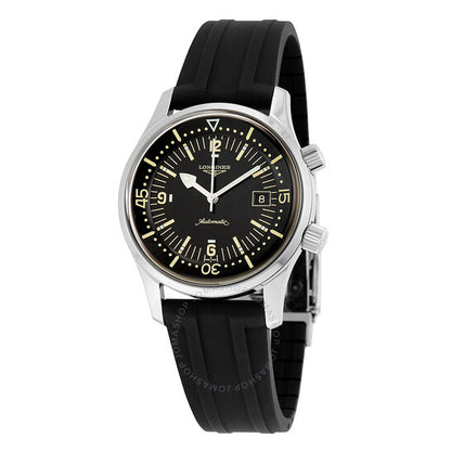 Longines, Legend Diver Automatic Black Dial Men's Watch