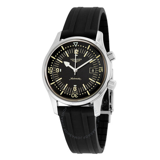 Longines, Legend Diver Automatic Black Dial Men's Watch